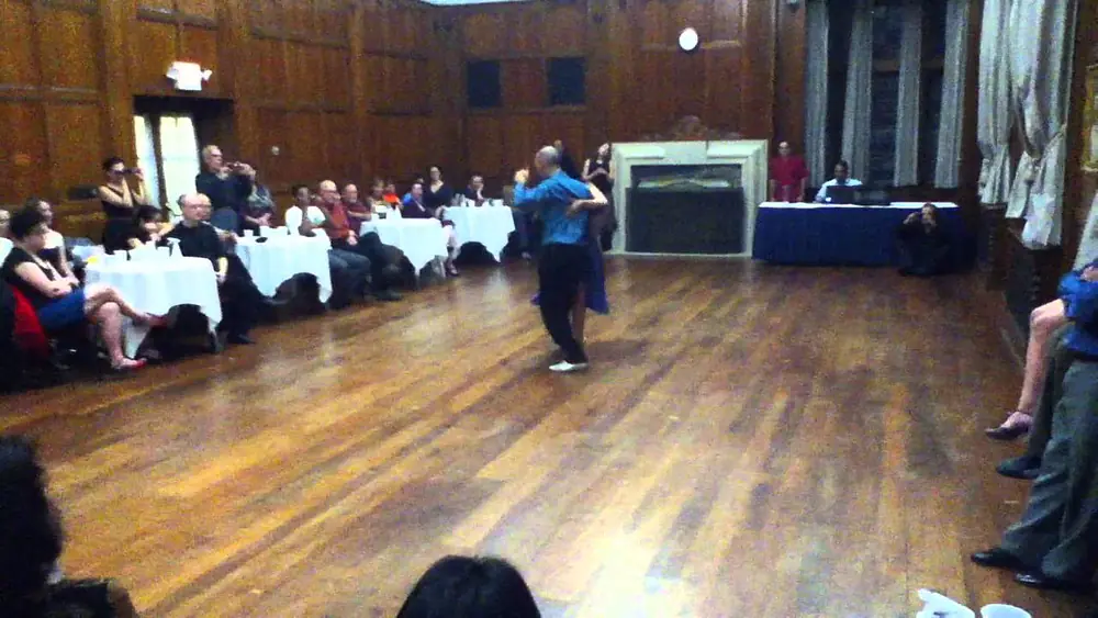 Video thumbnail for Javier Antar & Kara Wenham Perform a Milonga at the U. of Michigan Fall Tango Workshops 2012
