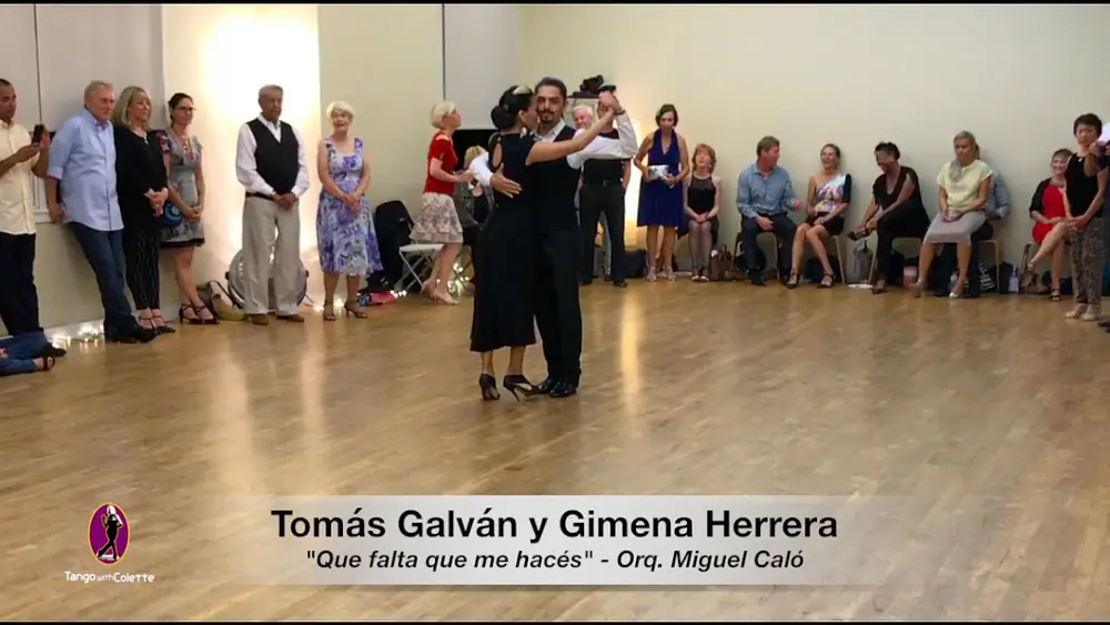 Video thumbnail for Tomás Galván y Gimena Herrera "Que falta que me hacés" Orq. Miguel Caló