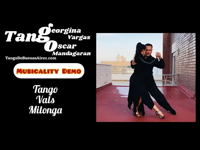 Video thumbnail for Musicality demo Step for #Tango #Vals #Milonga by Georgina Vargas Oscar Mandagaran