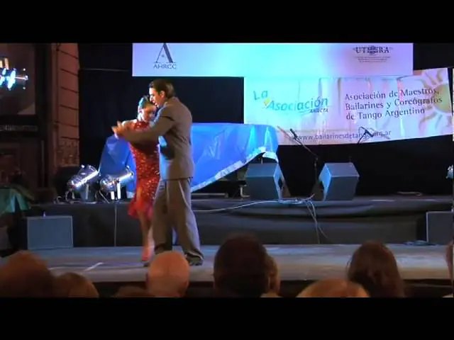 Video thumbnail for Día Nacional del Tango (2010): bailan Verónica Lena y Marcos Pereyra
