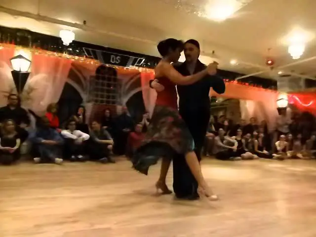 Video thumbnail for Argentine tango performance 3 (alternative waltz) by Homer and Cristina Ladas at Nocturne
