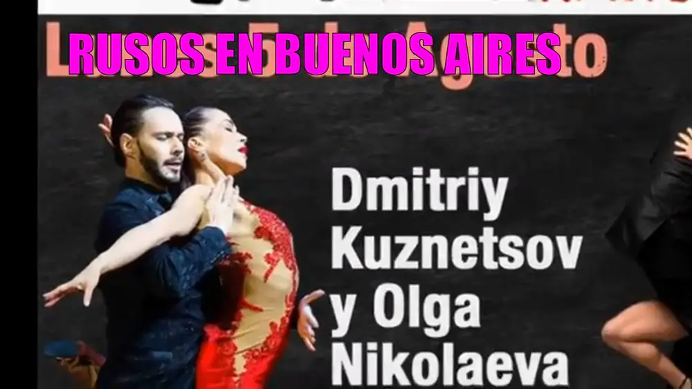Video thumbnail for Bellisimo! Dmitry Kuznetsov y  Olga Nikolaeva, Buenos Aires, milonga Parakultural, salón Canning.