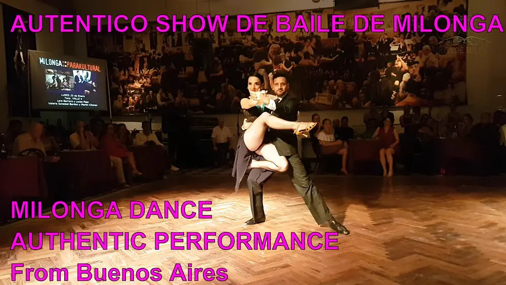 Video thumbnail for Milonga en la pista de Salón Canning, Laia Barrera, Lucas Paez, tango Buenos Aires