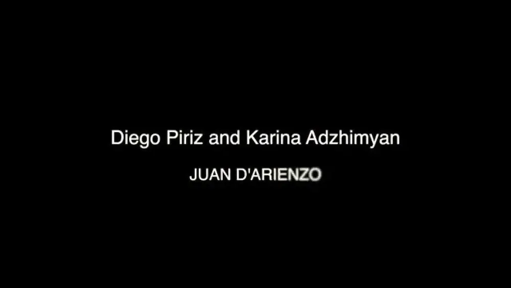 Video thumbnail for Diego Piriz and Karina Adzhimyan, DOS DEDOS, canta: ALBERTO ECHAGUE, orq. JUAN D ARIENZO, tango