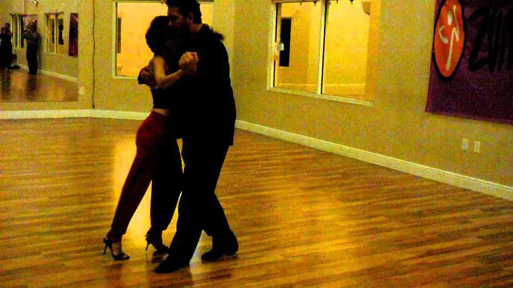Video thumbnail for Argentine Tango, Maria Olivera & Gustavo Benzecry Milonga performace Orlando Florida