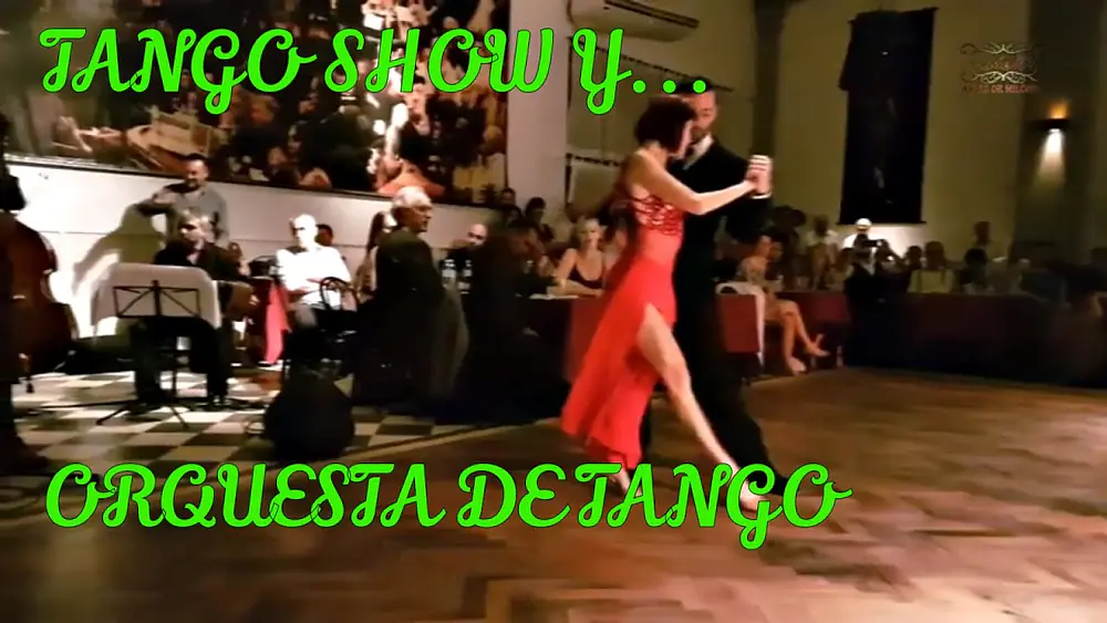 Video thumbnail for Tango show, orquesta Falta Envido, Salón Canning, milonga Parakultural Carla Bianchi, Andrea Dedo