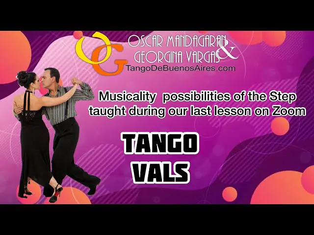 Video thumbnail for Musicality #TANGO & VALS Giro con lapiz, parada y adorno Georgina Vargas & Oscar Mandagaran