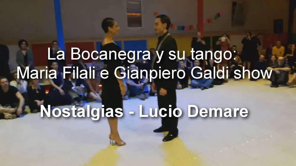 Video thumbnail for La Bocanegra y su tango:  Maria Filali e Gianpiero Galdi show 3/4