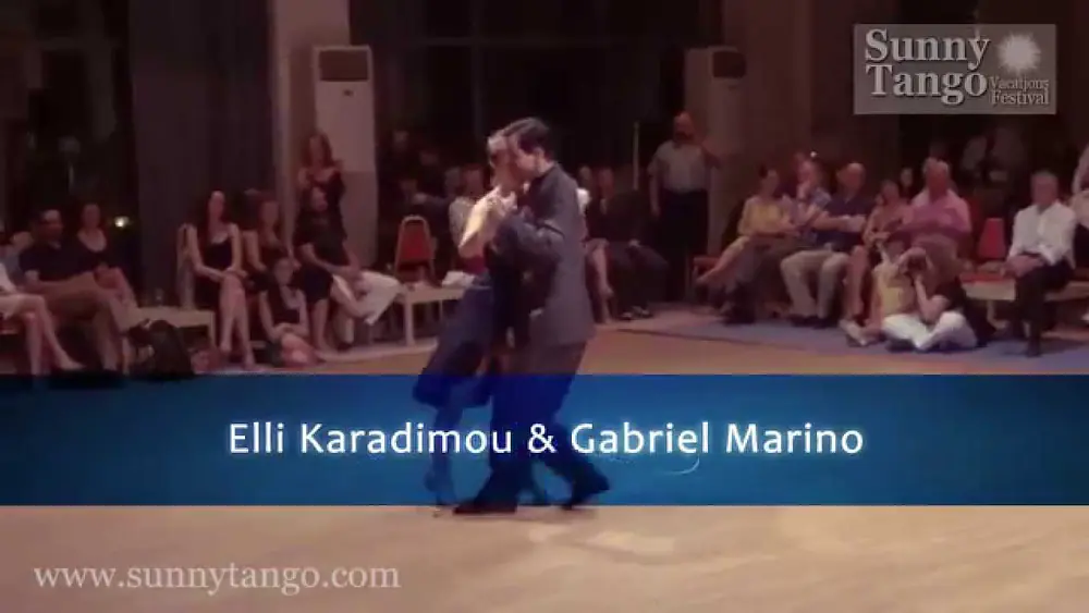 Video thumbnail for Gabriel Marino - Elli Karadimou 2/3, SUNNYTANGOFESTIVAL 2014, Alfredo De Angelis-Ilusión Azul