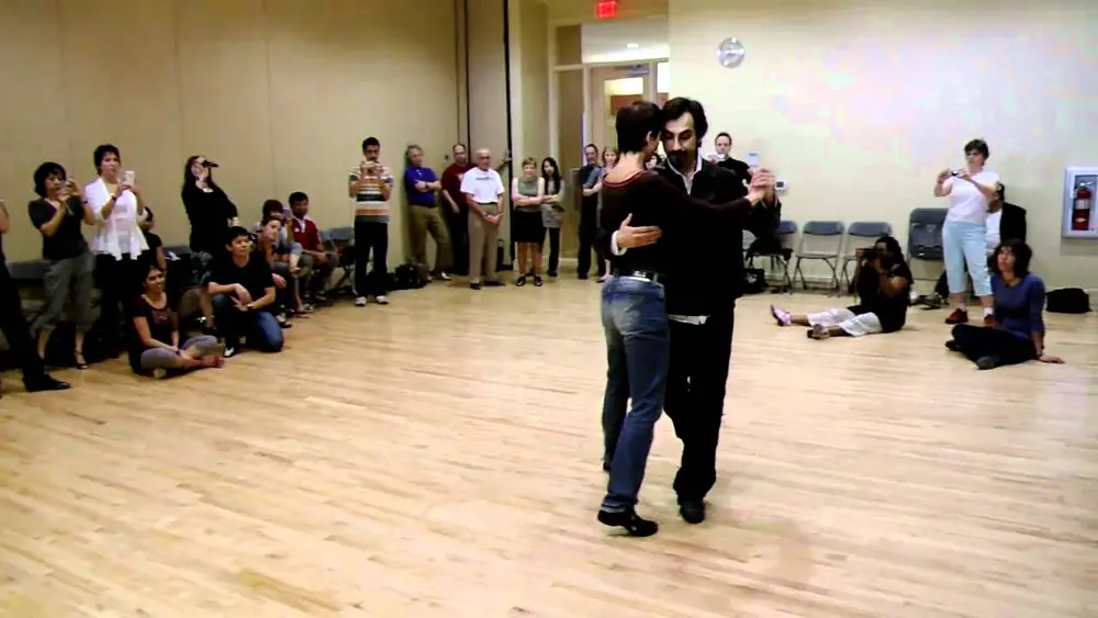 Video thumbnail for Class Demo by Cecilia Gonzalez and Somer Surgit, Austin Spring Tango Festival 2011