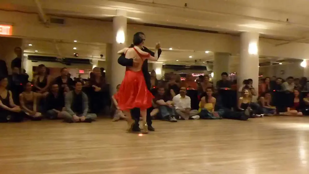 Video thumbnail for Argentine Tango performance 3 (Milonga) by Luis Bianchi and Daniela Pucci at Nocturne, May 18, 2013