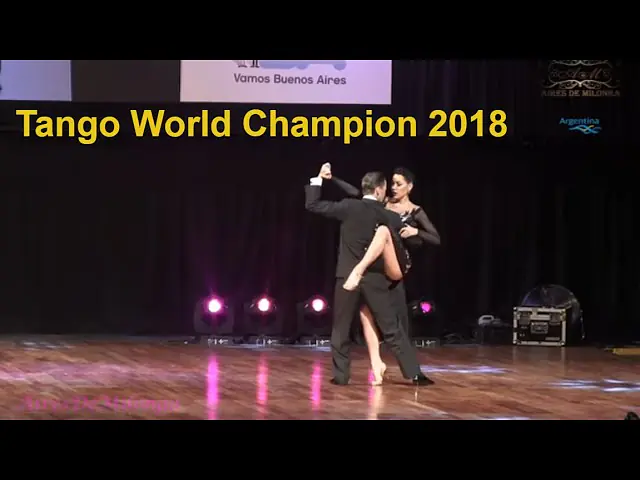 Video thumbnail for Tango World champions Dmitry Vasin, Sagdiana Hamsina, puesto 1 final escenario Mundial de tango 2018