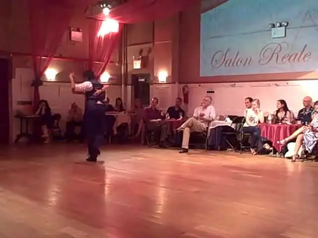Video thumbnail for Angeles Chanaha and Cristian Correa at Salon Reale - World Premier Tango Performance