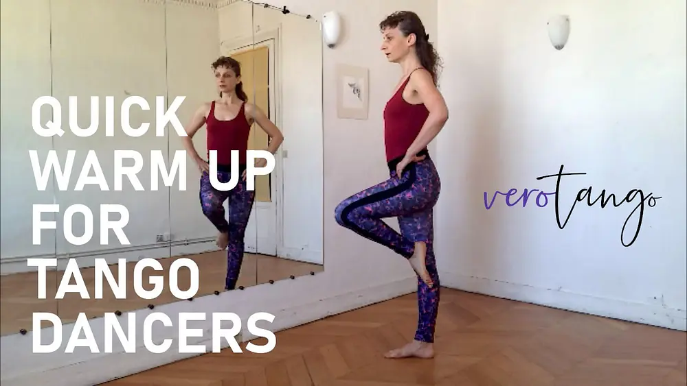 Video thumbnail for Quick warm up for tango dancers with Veronica Toumanova