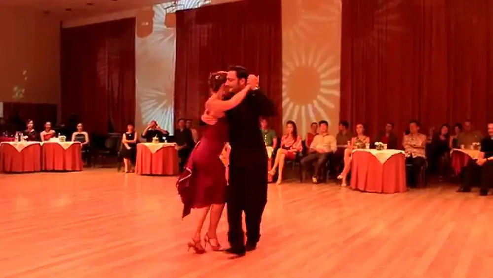 Video thumbnail for Fausto Carpino & Stephanie Fesneau, Kiev International Tango Festival 2014 - 4 (Milonga)