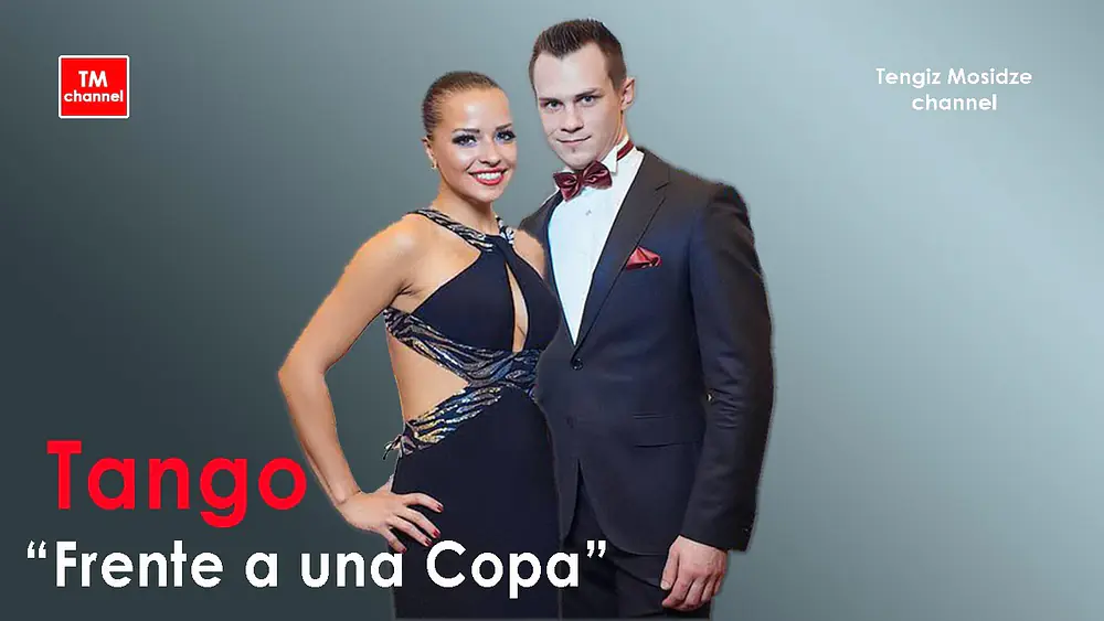 Video thumbnail for Tango “Frente a una Copa”. Dance Nikita Kupreykin and Julia Winar. Танго.