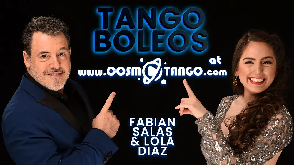 Video thumbnail for boleos tango ® tango y vals  boleos  👠georgina & oscar mandagaran