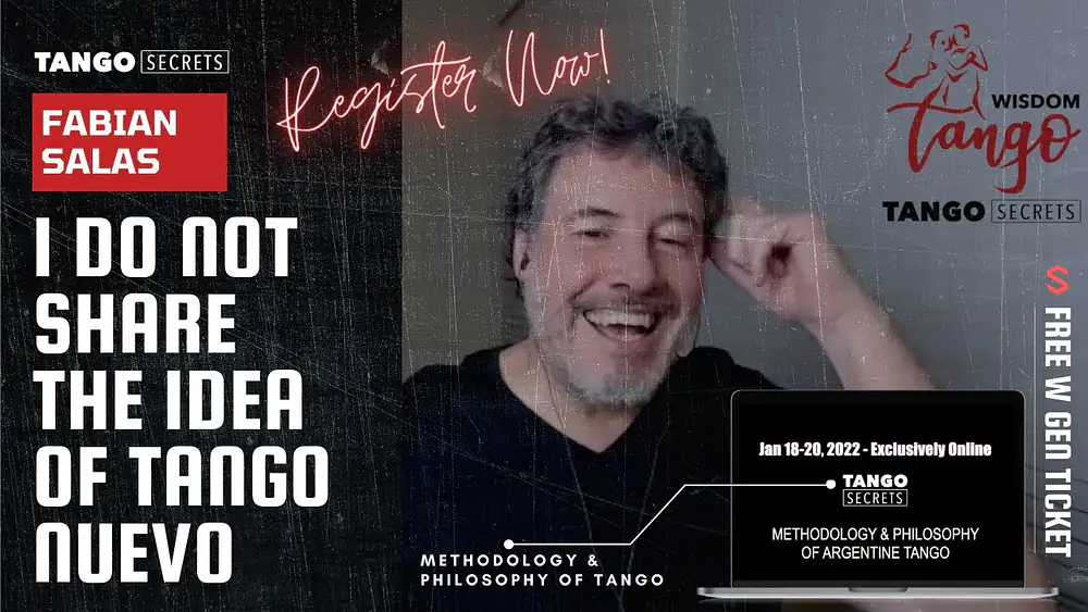 Video thumbnail for Ultimate Tango Wisdom presents Tango Secrets, Fabian Salas - I do not share the idea of Tango Nuevo
