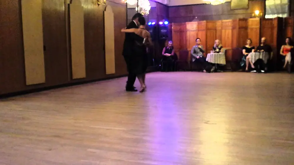 Video thumbnail for Argentine Tango:Junior Cervila and Guadalupe Garcia @ The Milonga Rosa