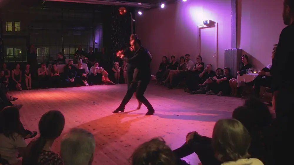 Video thumbnail for Pablo Rodriguez and Ina Eriksen (Troilo/Fiorentino) at Oslo Tango saturdaynight milonga at CAK