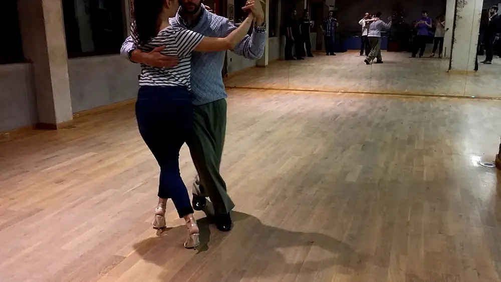 Video thumbnail for Tango class resume Vol.15-Crossing steps for milonga-Loukas Balokas&Georgia Priskou
