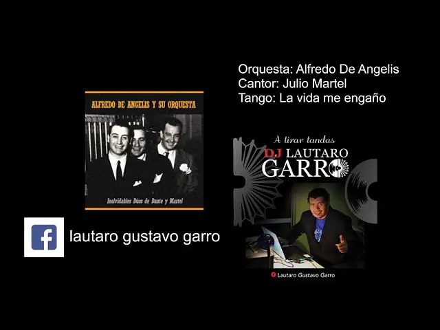 Video thumbnail for Alfredo De Angelis Julio Martel La vida me engaño