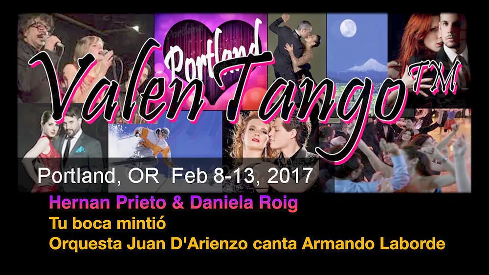 Video thumbnail for Hernan Prieto & Daniela Roig - Tu boca mintió - Bien Porteña - ValenTango 2017