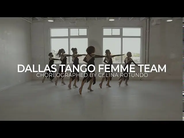 Video thumbnail for "De Floreo" DALLAS TANGO FEMME TEAM choreographed by Celina Rotundo
