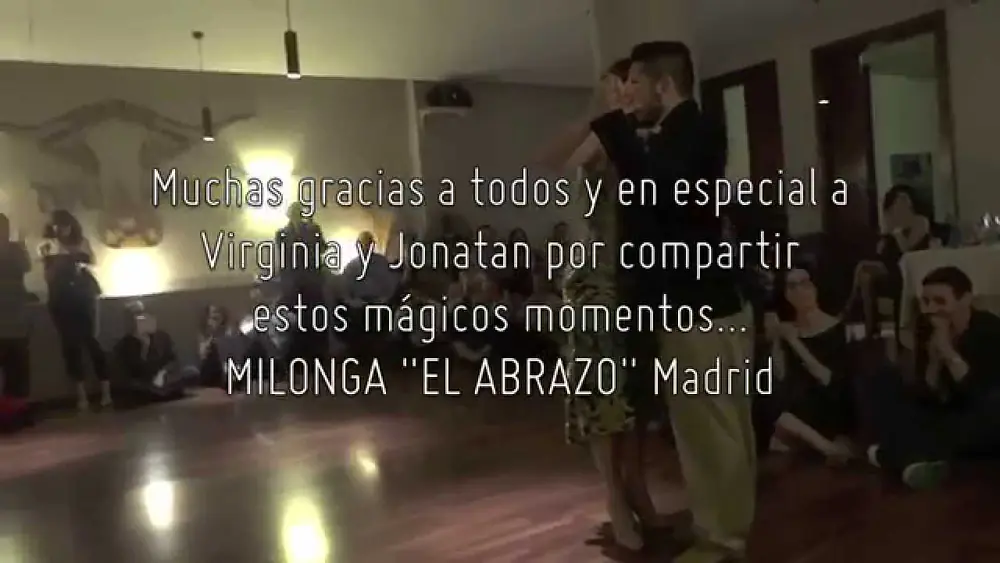 Video thumbnail for Milonga "El Abrazo" 29-11-15 Bailan: Virginia Pandolfi y Jonatan Agüero