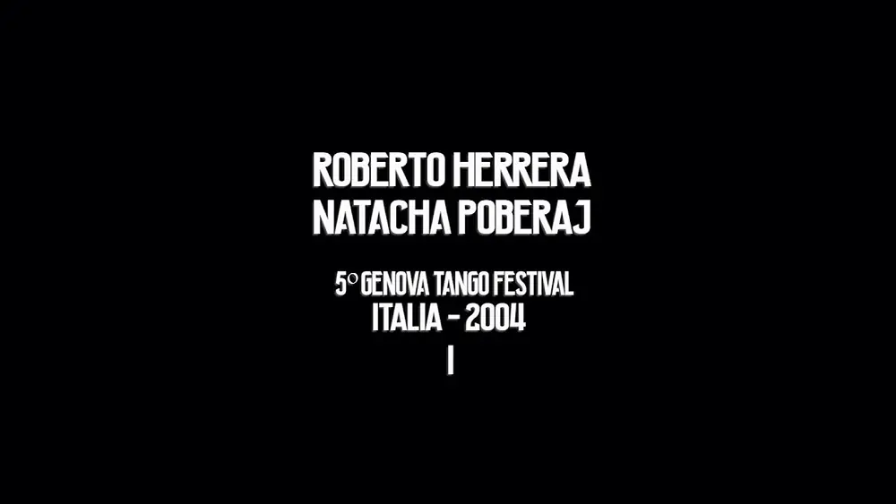 Video thumbnail for Roberto Herrera y Natacha Poberaj | N.N (O. Pugliese)