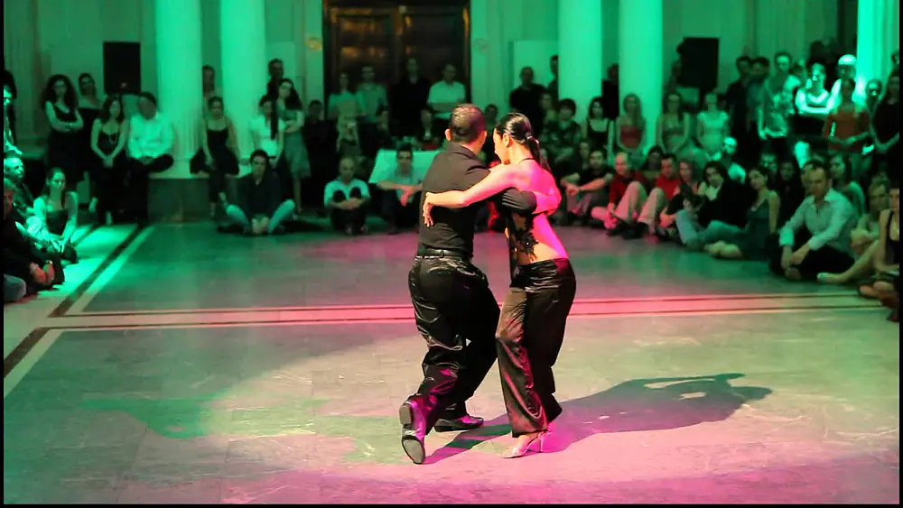 Video thumbnail for Bruno Tombari and Mariangeles Caamaño @ Belgrade Tango Encuentro 2013 (2/4)