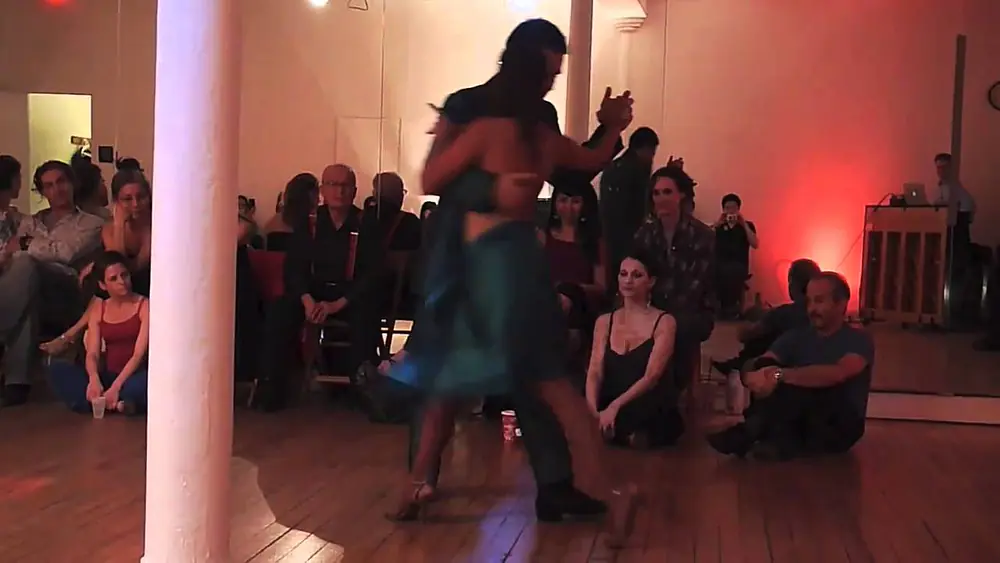 Video thumbnail for Carlos Paredes & Diana Giraldo Tango Improv at Práctilonga-939 in NYC