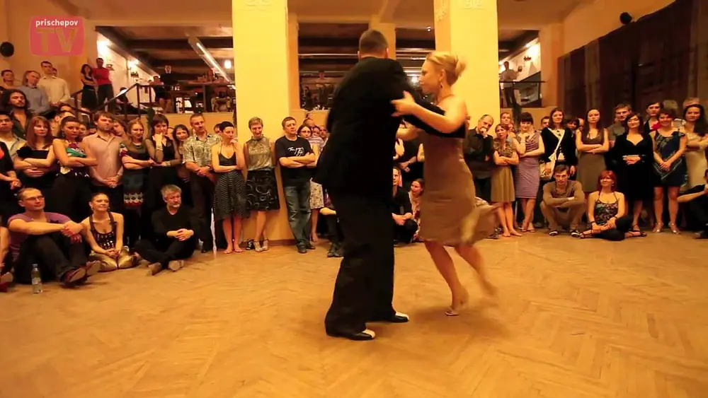 Video thumbnail for Vlad Chernyakov and Ekaterina Koptelova, Tangojunta - Argentine Tango Festival in Moscow