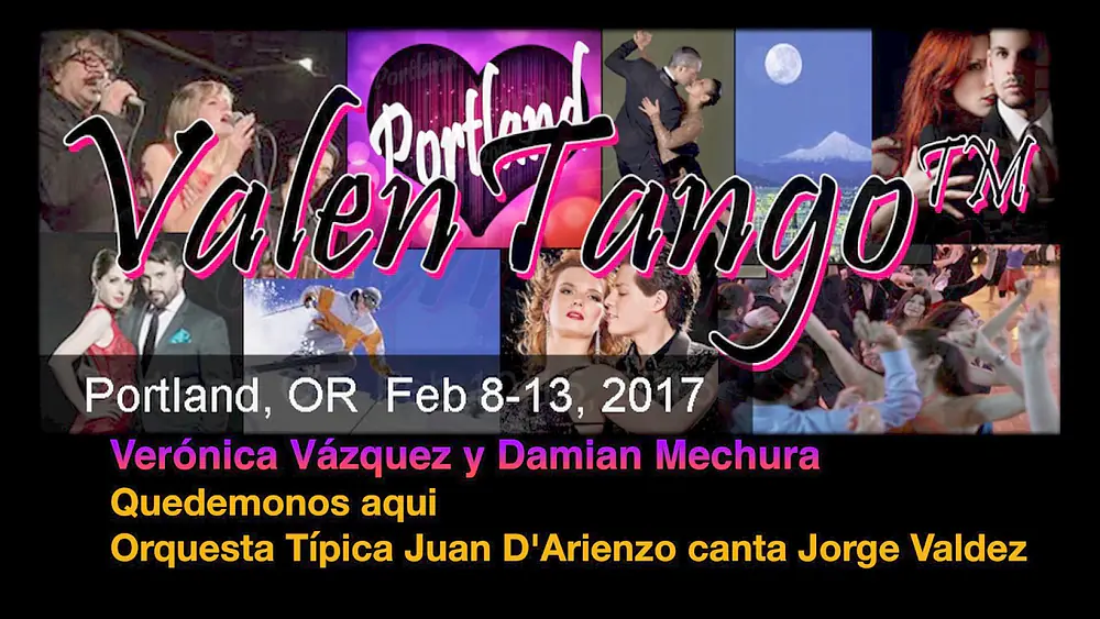 Video thumbnail for Verónica Vázquez y Damián Mechura - Quedemonos aqui - Juan D'Arienzo c Jorge Valdez- ValenTango 2017