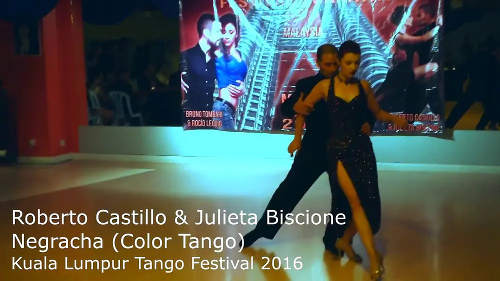 Video thumbnail for Stunning performance by Roberto Castillo & Julieta Biscione dance to “Negracha” (Color Tango)