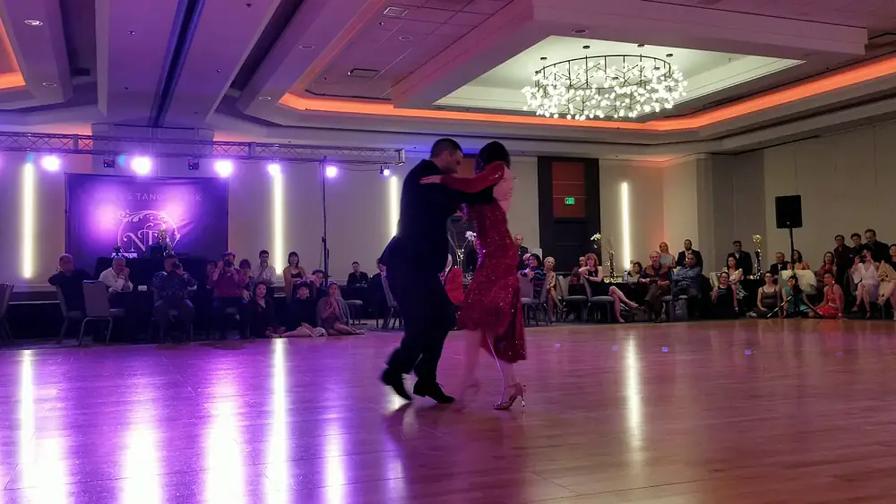 Video thumbnail for Ezequiel Jesus Lopez and Camila Alegre performance at Nora's tango week on July 4, 2019 (1 of 3)
