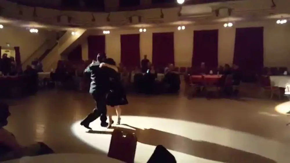 Video thumbnail for Cristian Sierra and Caelyn Casanova — "Chiqué" by Redwood Tango Trio — 1/2 at Vecher Tango