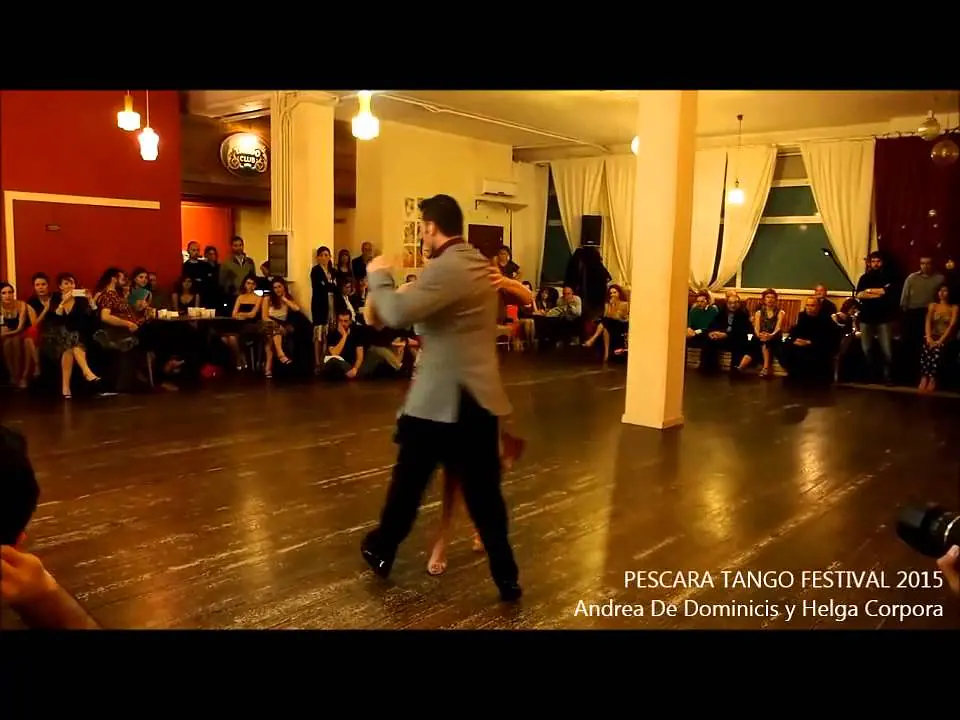 Video thumbnail for Pescara Tango Festival 2015 - Andrea De Dominicis y Helga Corpora - Dichas que vivi