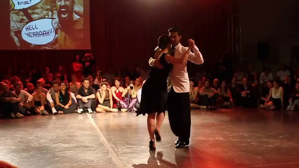 Video thumbnail for Ines Muzzopappa & Dante Sanchez Milonga Performance 2 Tango Ritual Istanbul at YEM