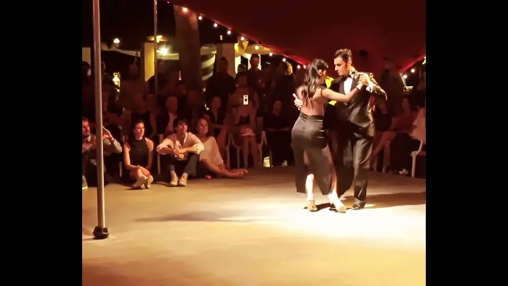 Video thumbnail for Dancing Tango "Y no te voy a llorar" (A. Moran) with Celeste Medina at Ibiza Tango love 2019.