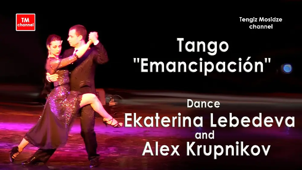 Video thumbnail for Tango " Emancipación". Ekaterina Lebedeva and Alex Krupnikov with “TANGO EN VIVO” orchestra. Танго.