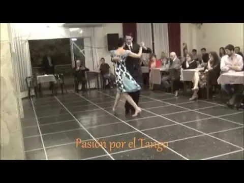 Video thumbnail for JUDITA ZAPATERO y FAUSTINO BLANCO Bailando el Tango JUDAS en FLOREAL MILONGA