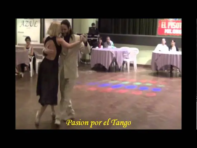 Video thumbnail for UVA VIRGINIA y CESAR AGAZZI bailando la milonga PARQUE PATRICIO en la MILONGA EL PISOTON