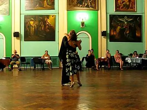 Video thumbnail for Juan Capriotti y Graciana Romeo Show (1) Festival "Nevskaya Milonga - 2010" St.Petersburg