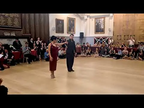 Video thumbnail for Clarisa Aragon y Jonathan Saavedra - 1/4 - Rosa de Tango (Troilo/Marino) | Milonga Nacimiento